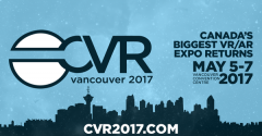 CVR 2017全球消费者虚拟现实展会将在温哥华举行